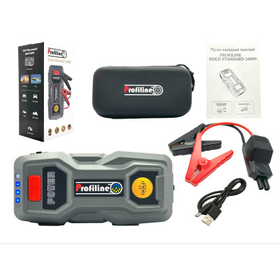 Пуско-зарядное устройство Profiline Gold Standard 16000 (1600А, 12V, 59.2Wh)